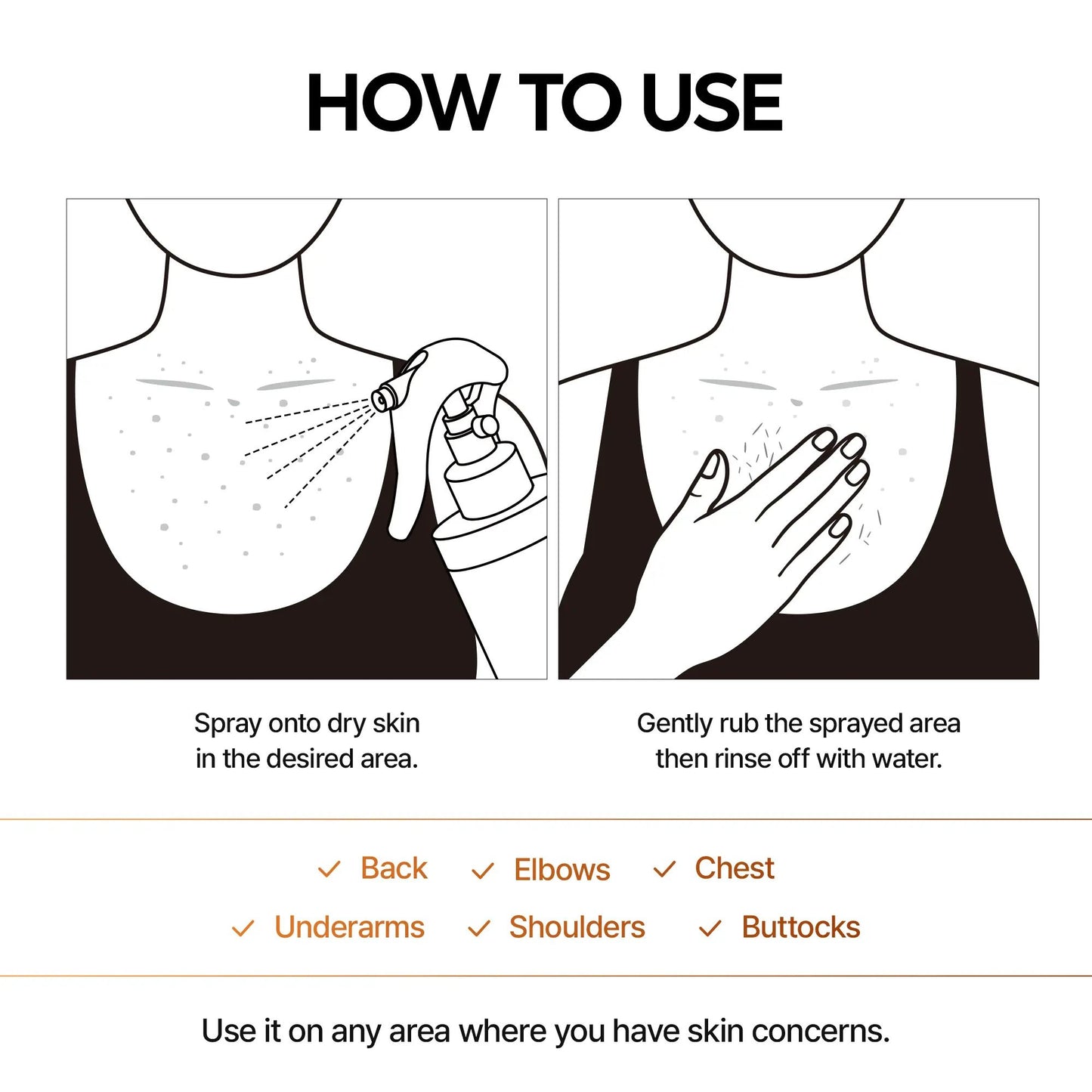 Peel Shot Keratin Care Kojic Acid Turmeric Spray