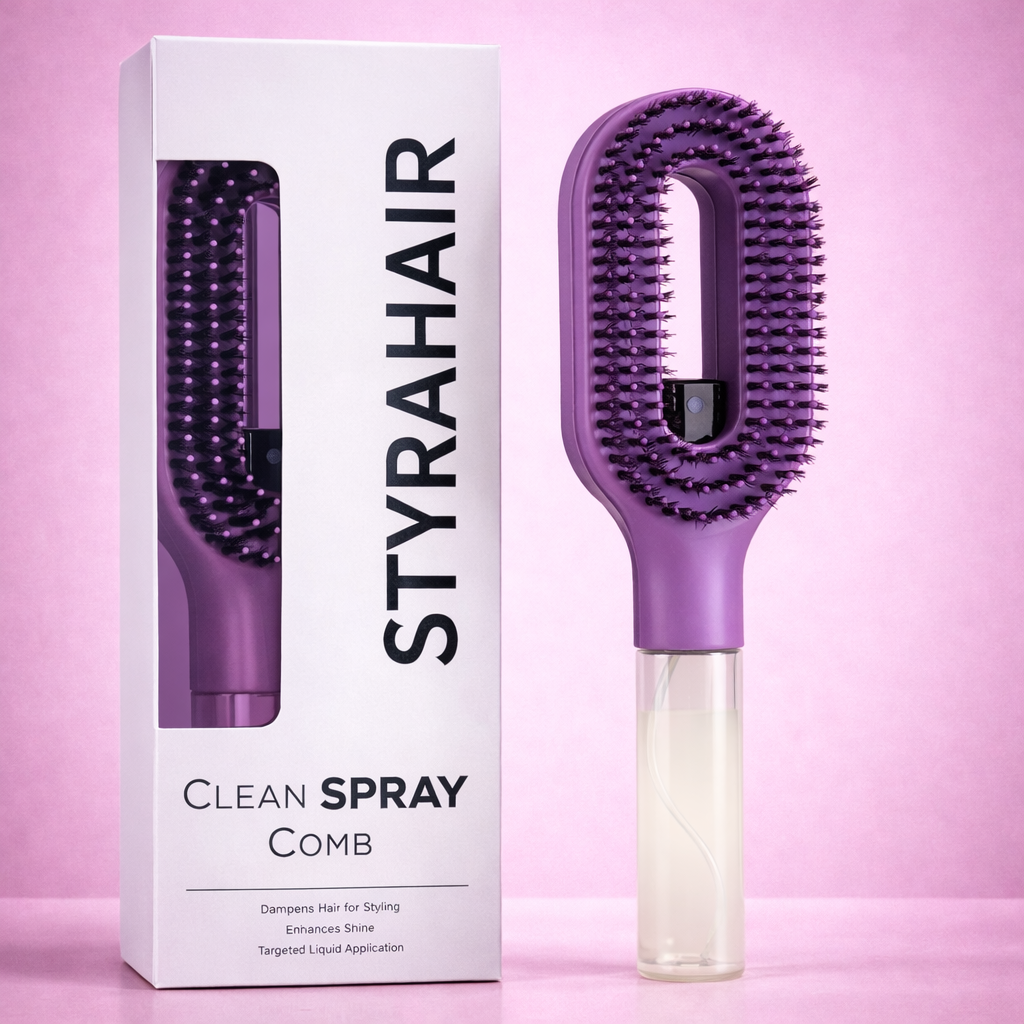 StyraHair™ - Water SprayDetangling Brush